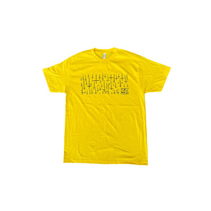 Carve Wicked: Cross Logo Shirt - Yellow